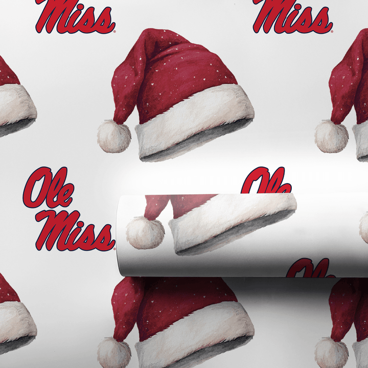 Ole Miss Jolly Hat - Wrapping Paper - Aspen & Arlo