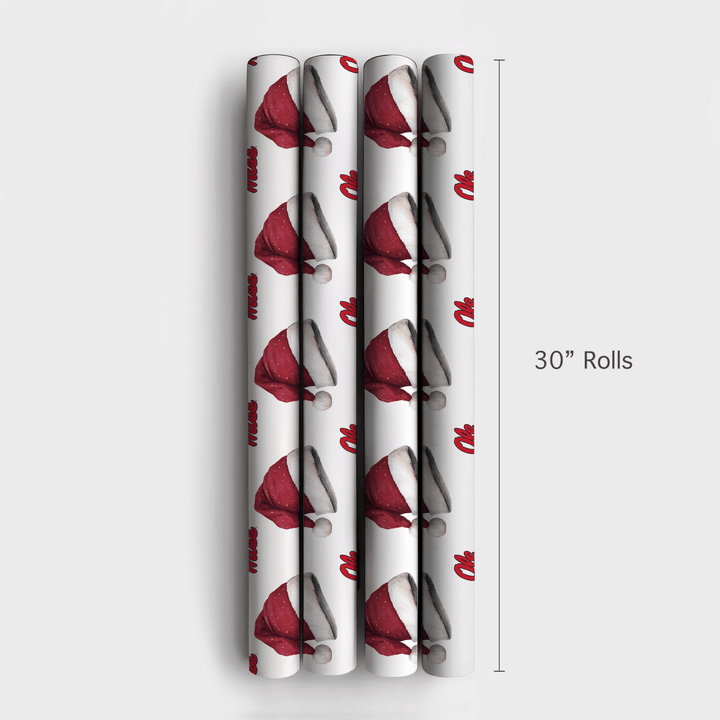 Ole Miss Jolly Hat - Wrapping Paper - Aspen & Arlo