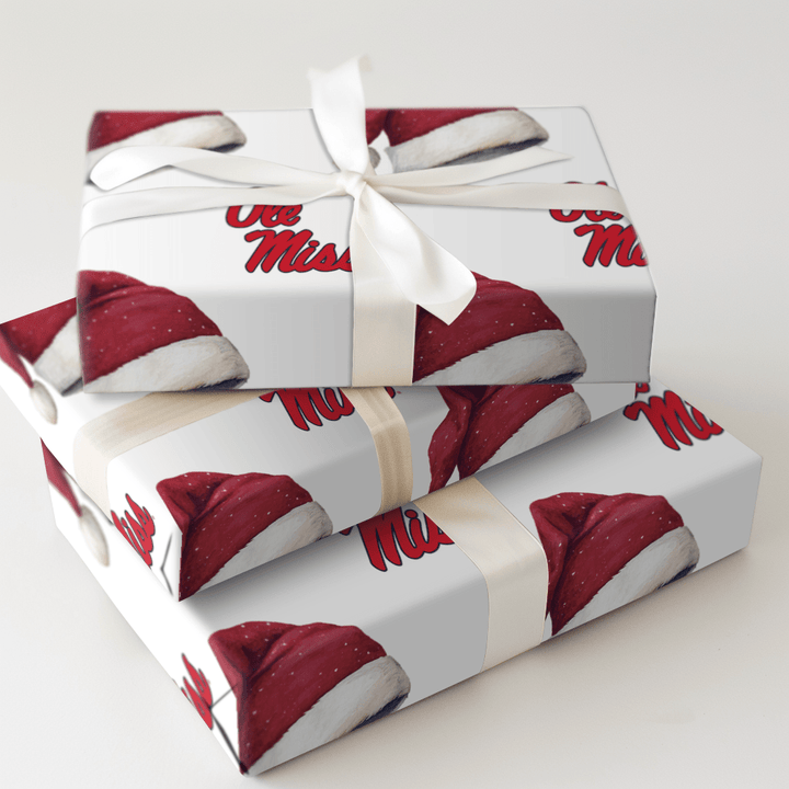 Ole Miss Jolly Hat - Wrapping Paper - Aspen & Arlo
