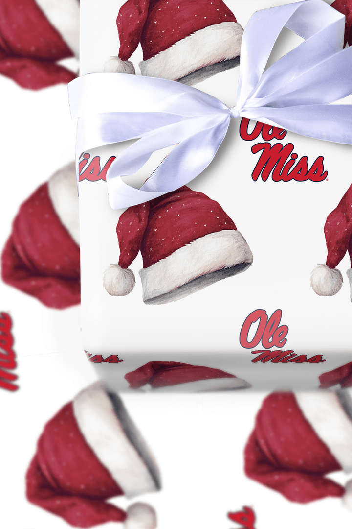 Ole Miss Jolly Hat - Wrapping Paper - Aspen & Arlo