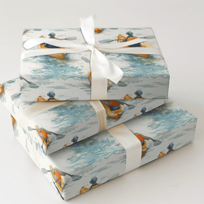 Kayak with Dad - Wrapping Paper - Aspen & Arlo