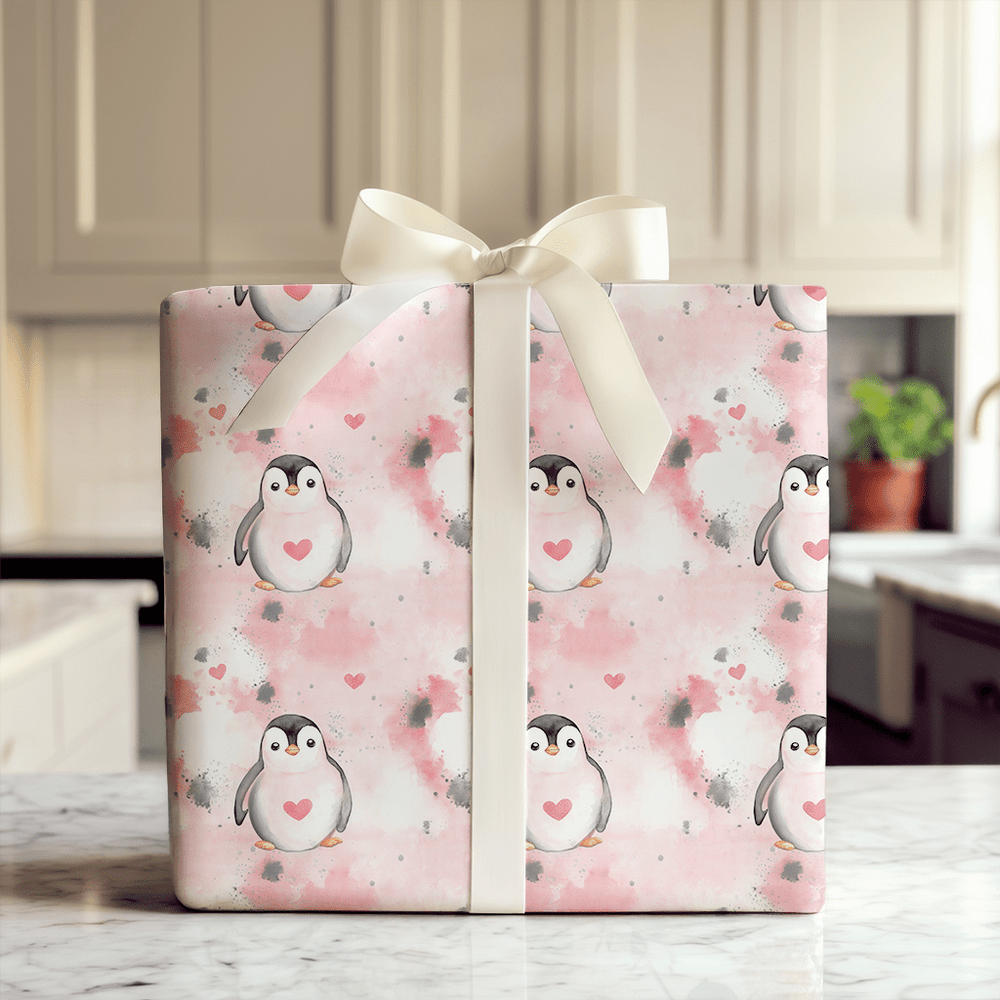 Love On Ice - Wrapping Paper - Aspen & Arlo