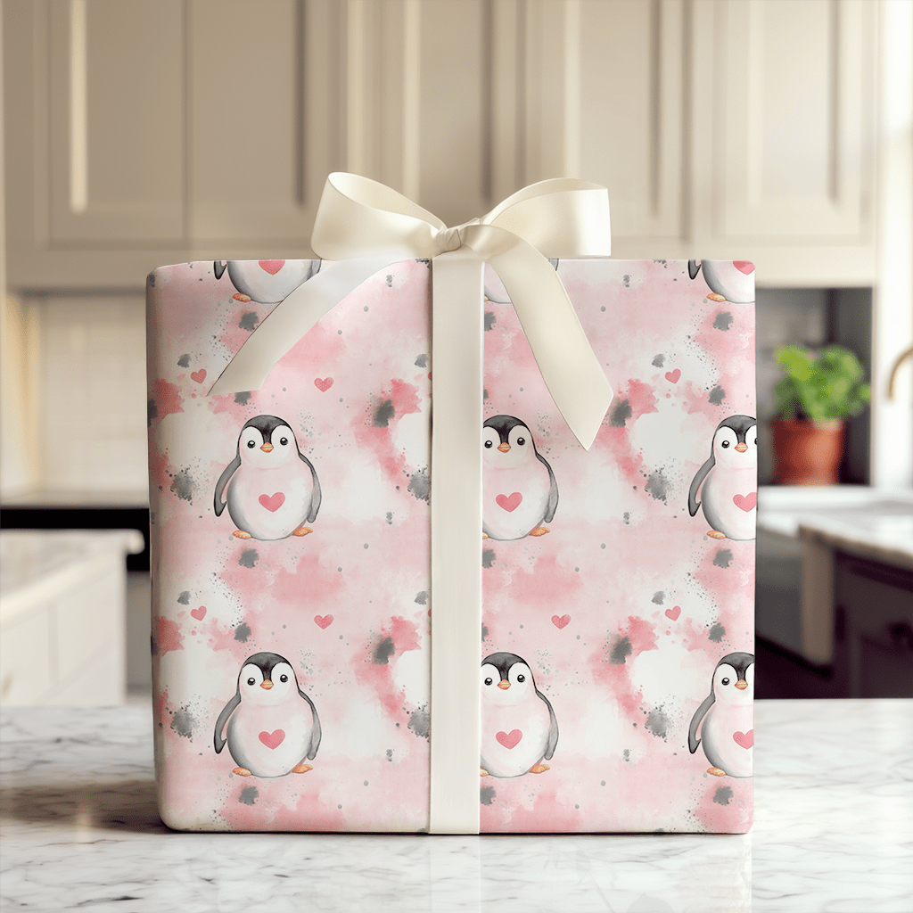 Love On Ice - Wrapping Paper - Aspen & Arlo