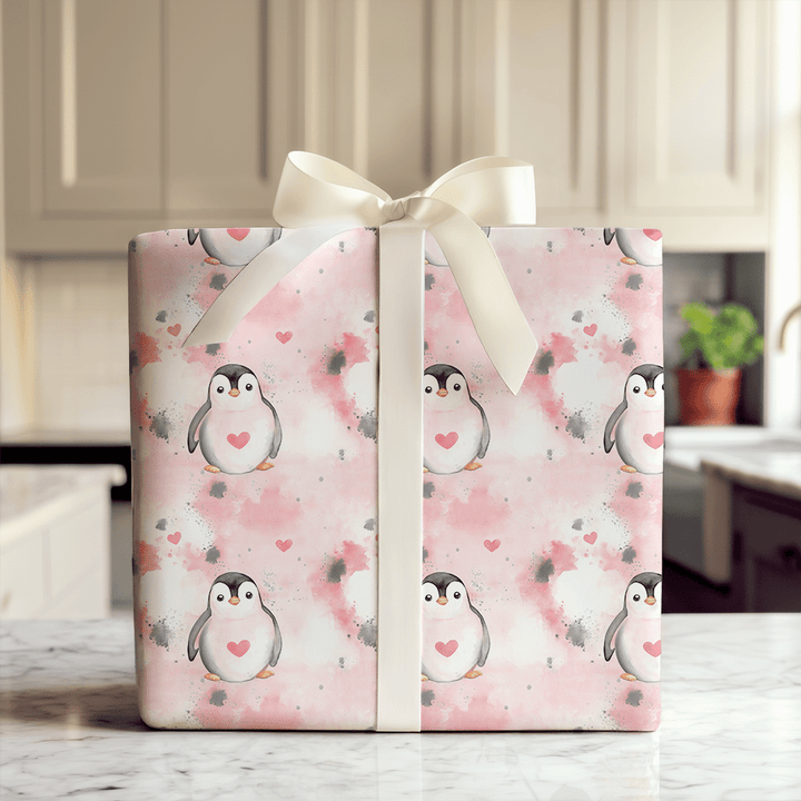 Love On Ice - Wrapping Paper - Aspen & Arlo