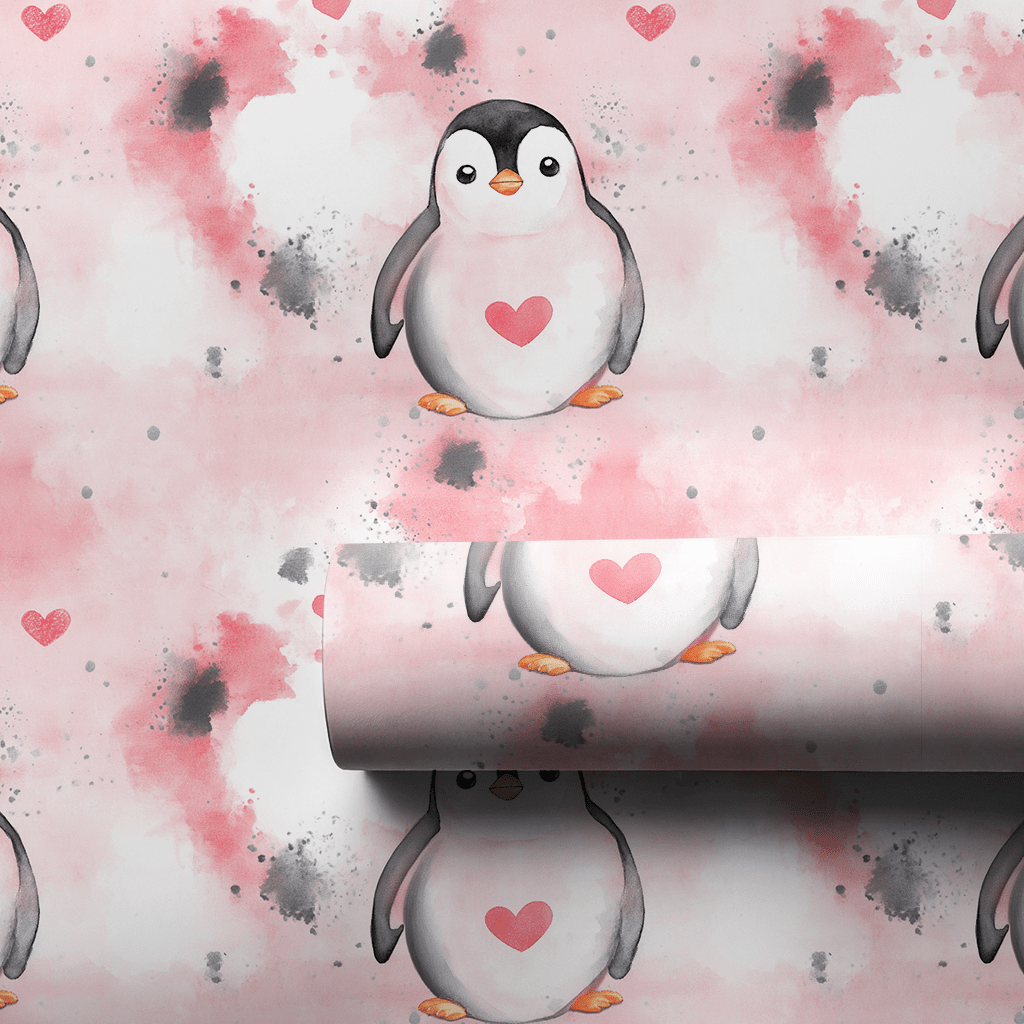 Love On Ice - Wrapping Paper - Aspen & Arlo