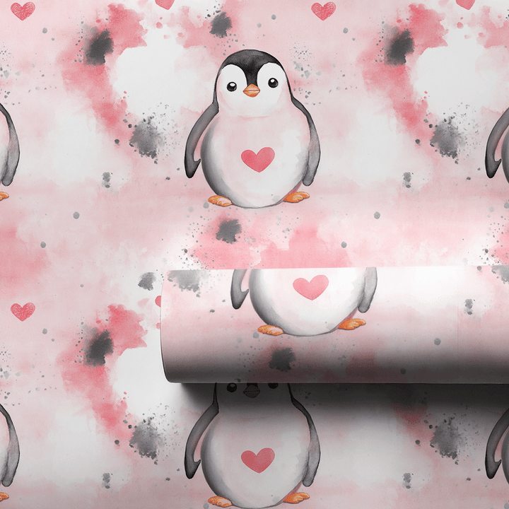 Love On Ice - Wrapping Paper - Aspen & Arlo