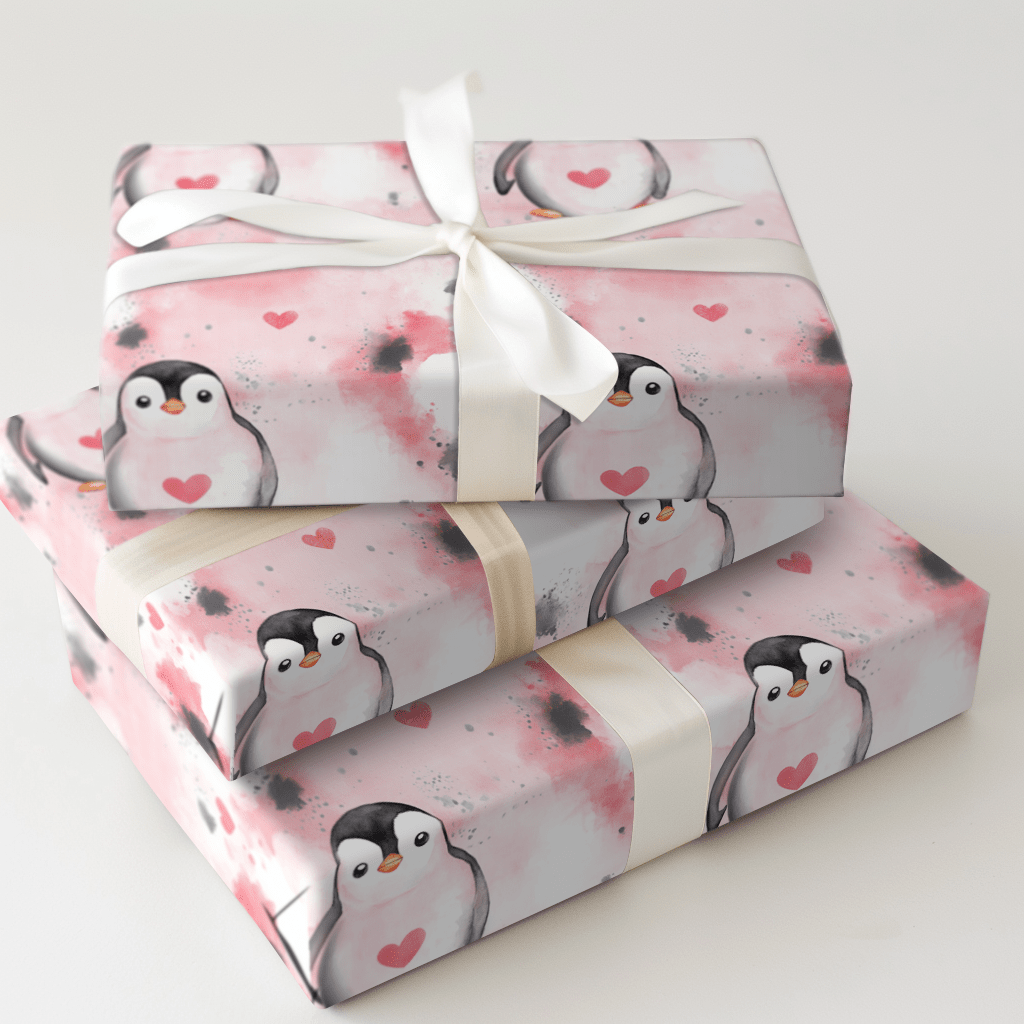 Love On Ice - Wrapping Paper - Aspen & Arlo