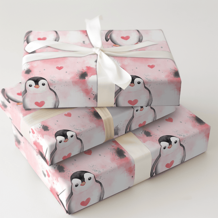 Love On Ice - Wrapping Paper - Aspen & Arlo
