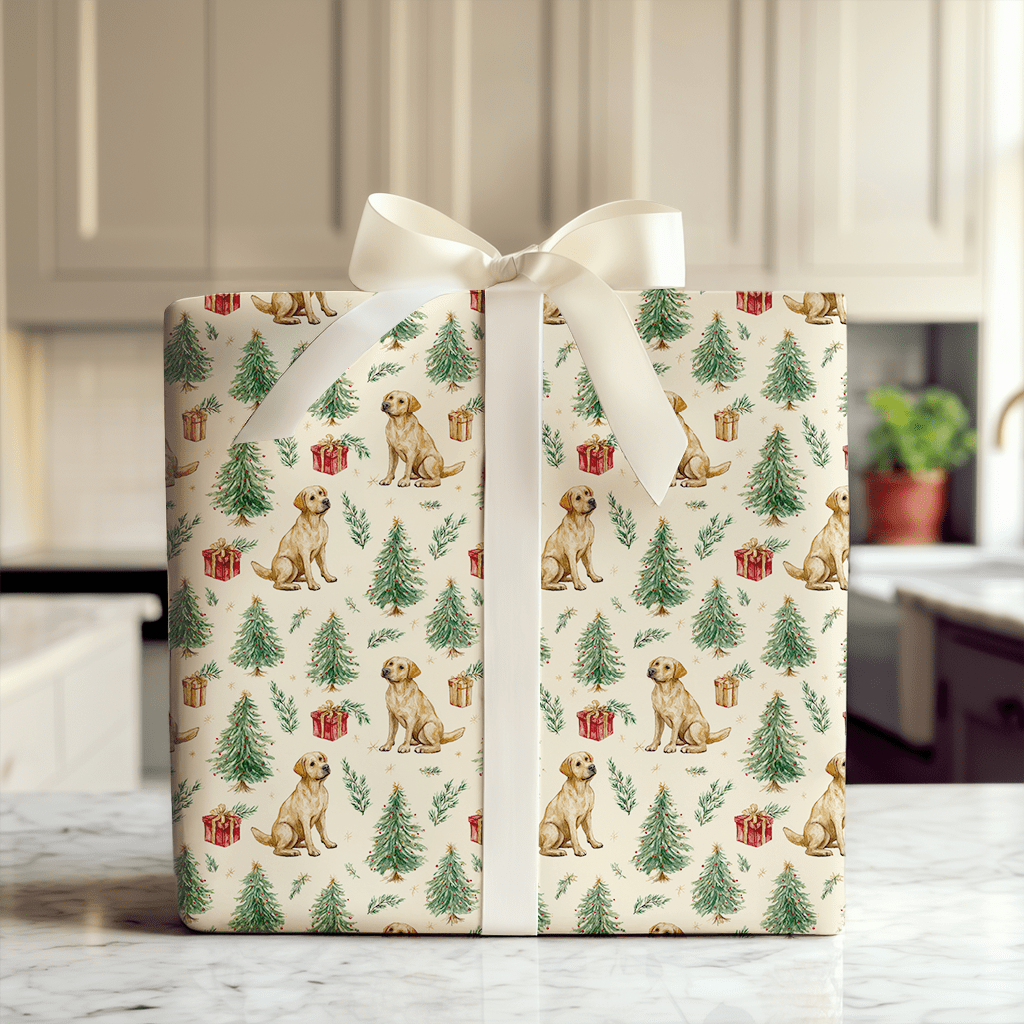 Retriever My Sleigh - Wrapping Paper - Aspen & Arlo