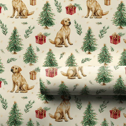Retriever My Sleigh - Wrapping Paper - Aspen & Arlo