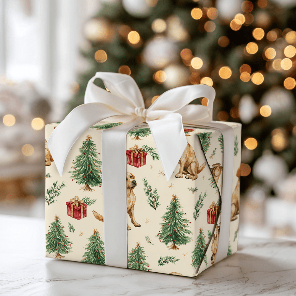 Retriever My Sleigh - Wrapping Paper - Aspen & Arlo