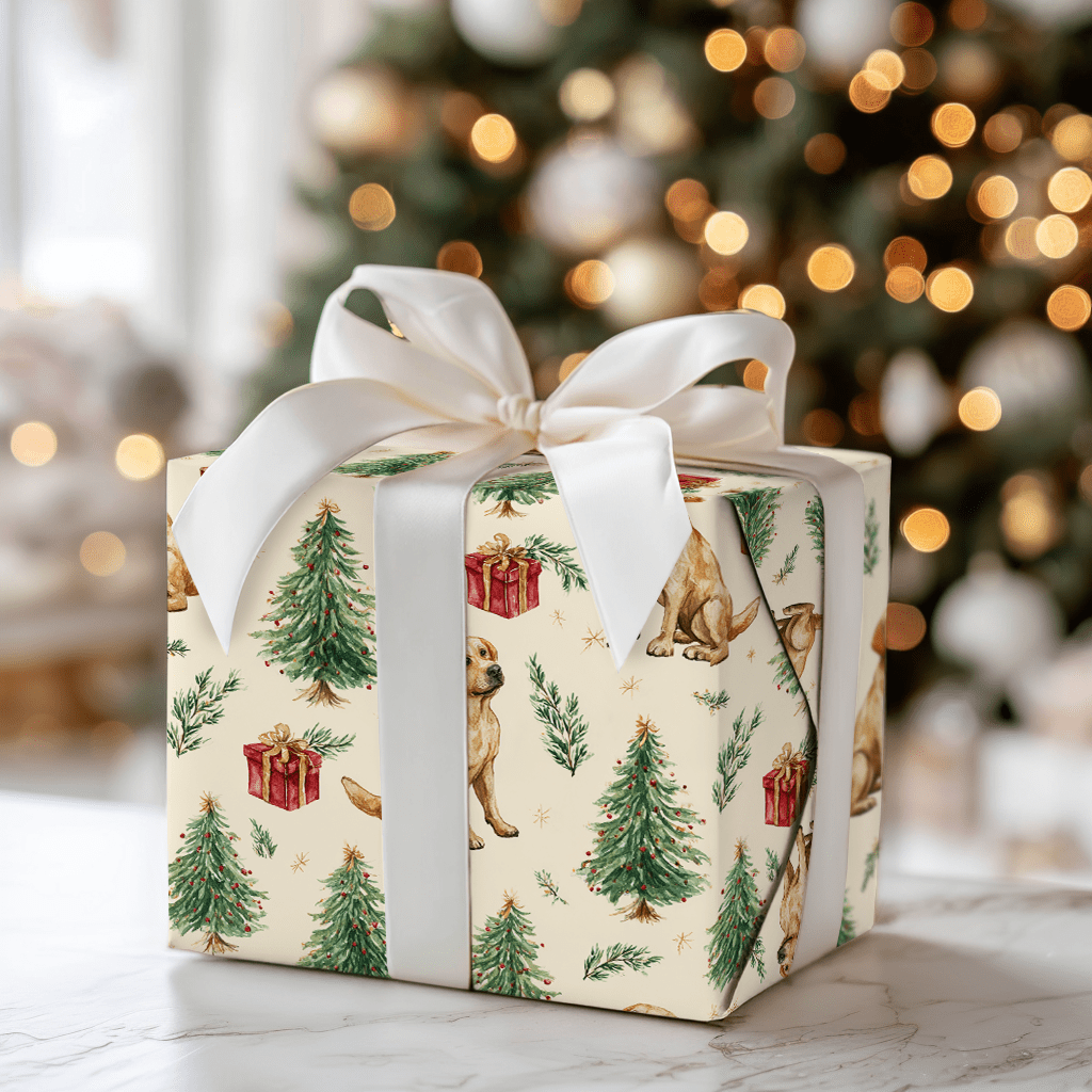 Retriever My Sleigh - Wrapping Paper - Aspen & Arlo