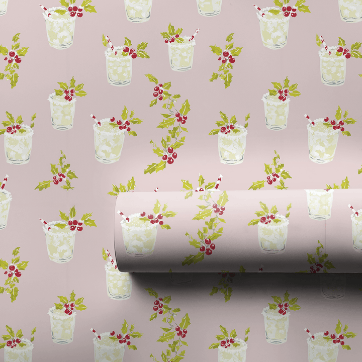 Festive Margs - Wrapping Paper - Aspen & Arlo