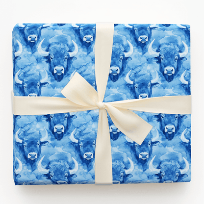 Buffalo Blue - Wrapping Paper - Aspen & Arlo