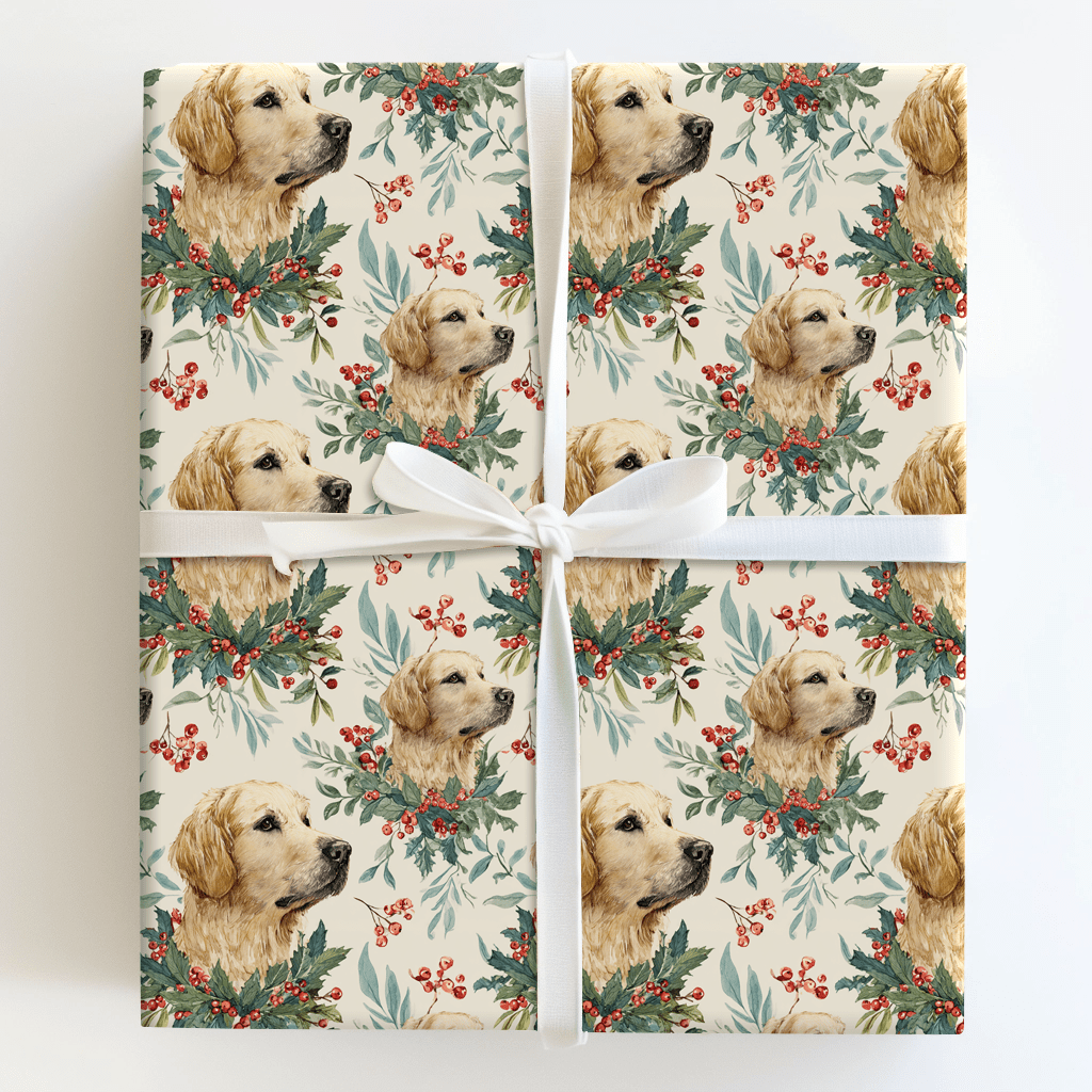 Ring Around the Lab - Wrapping Paper - Aspen & Arlo