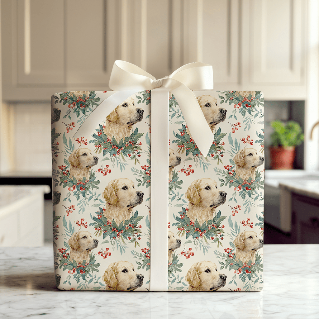 Ring Around the Lab - Wrapping Paper - Aspen & Arlo