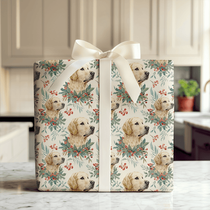 Ring Around the Lab - Wrapping Paper - Aspen & Arlo