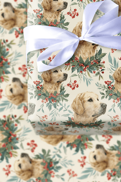 Ring Around the Lab - Wrapping Paper - Aspen & Arlo