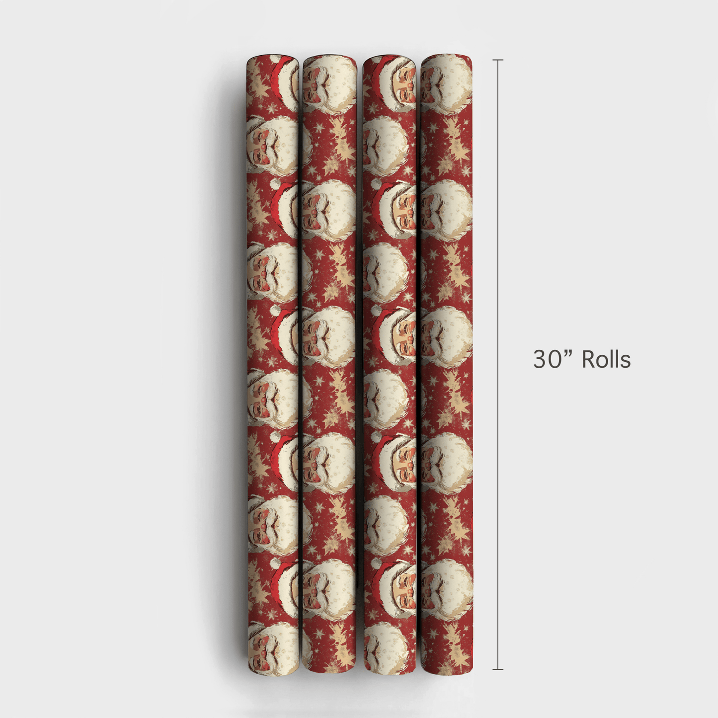 Sleepy Santa - Wrapping Paper - Aspen & Arlo