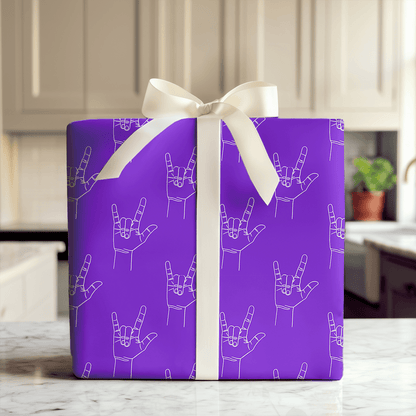 Love is Violet - Wrapping Paper - Aspen & Arlo