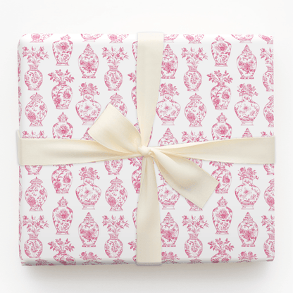 Pink Chinoiserie - Wrapping Paper - Aspen & Arlo