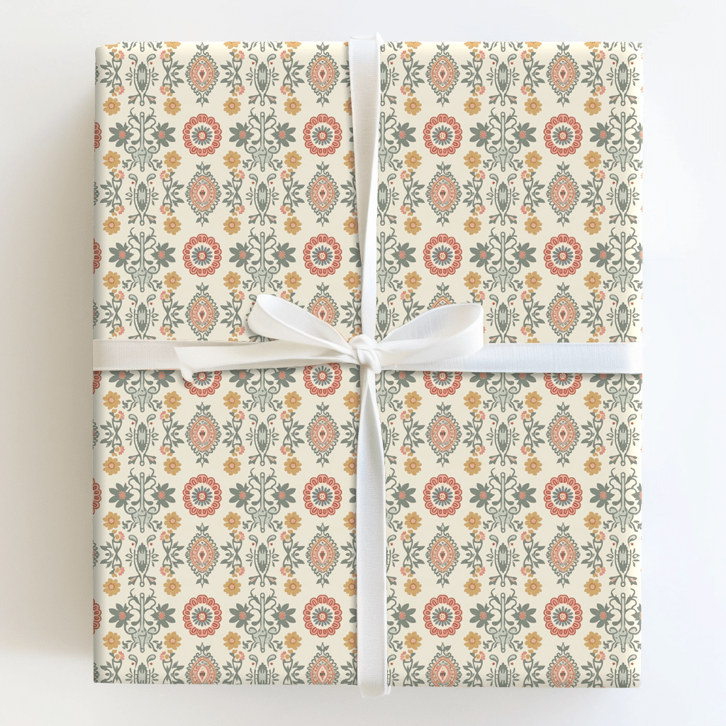 Heirloom Medallion - Wrapping Paper - Aspen & Arlo