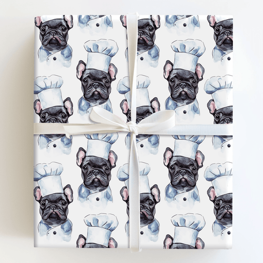 Cooking with the Frenchies - Wrapping Paper - Aspen & Arlo