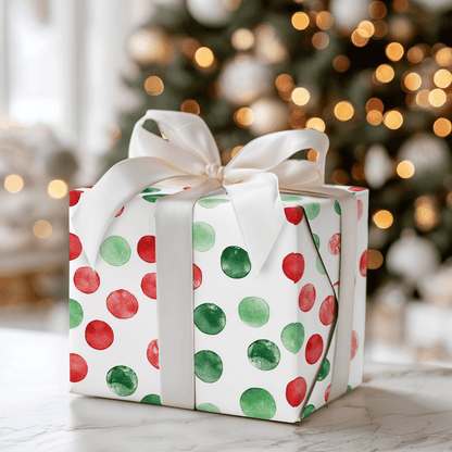 Christmas Dots - Wrapping Paper - Aspen & Arlo