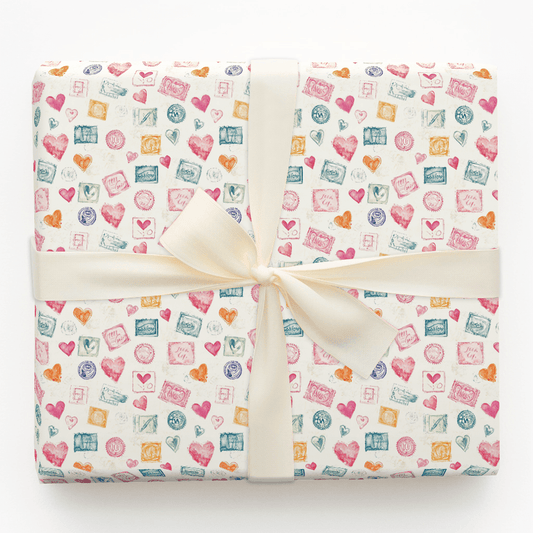 Postmarked Love - Wrapping Paper - Aspen & Arlo