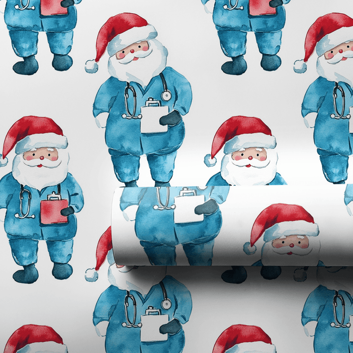 St. Nick's Quick Fix - Wrapping Paper - Aspen & Arlo