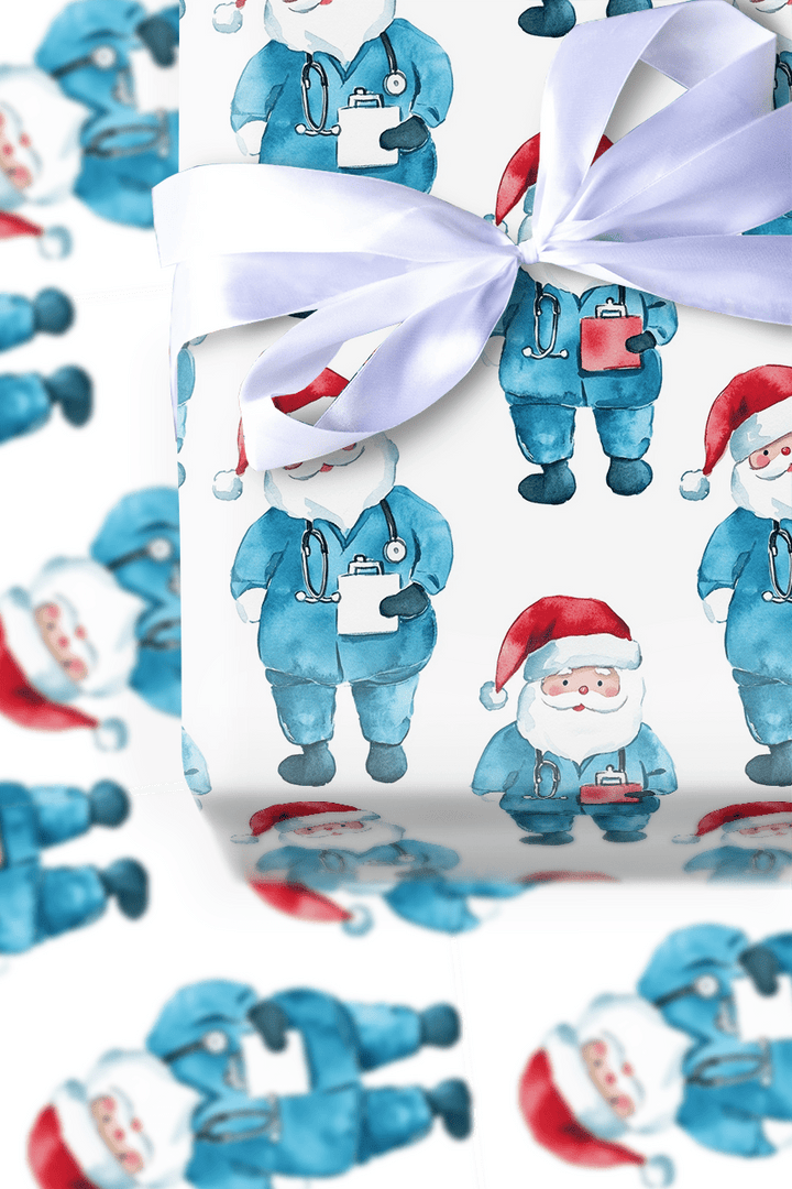 St. Nick's Quick Fix - Wrapping Paper - Aspen & Arlo