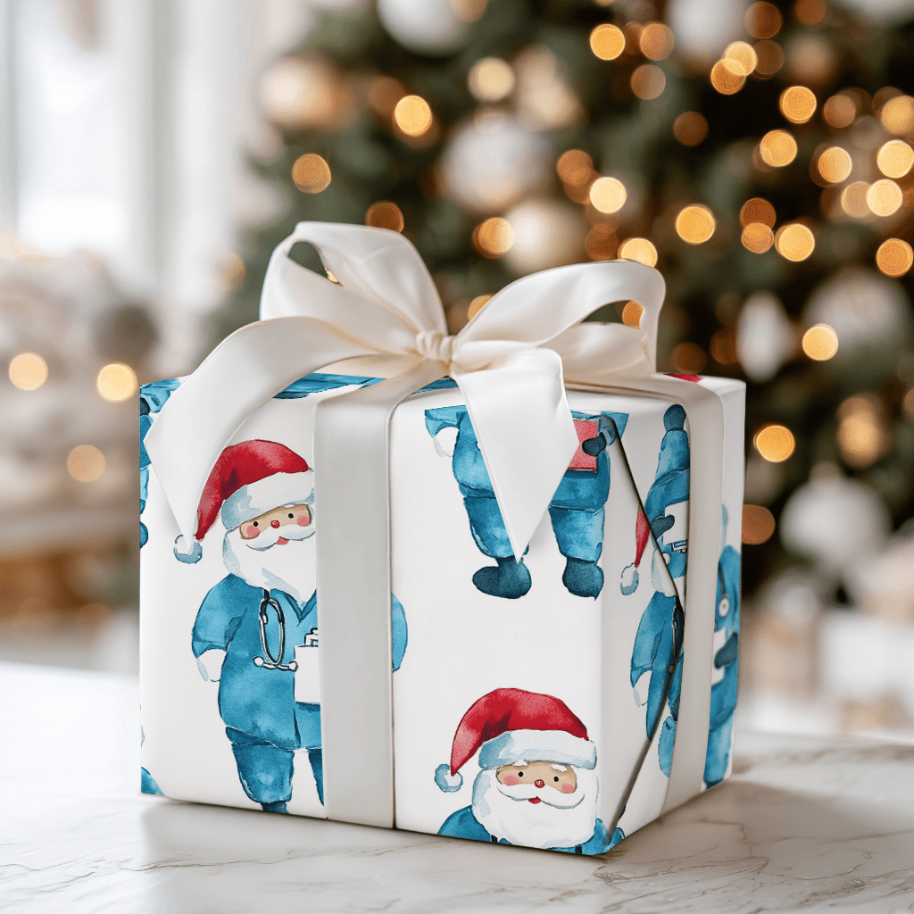 St. Nick's Quick Fix - Wrapping Paper - Aspen & Arlo