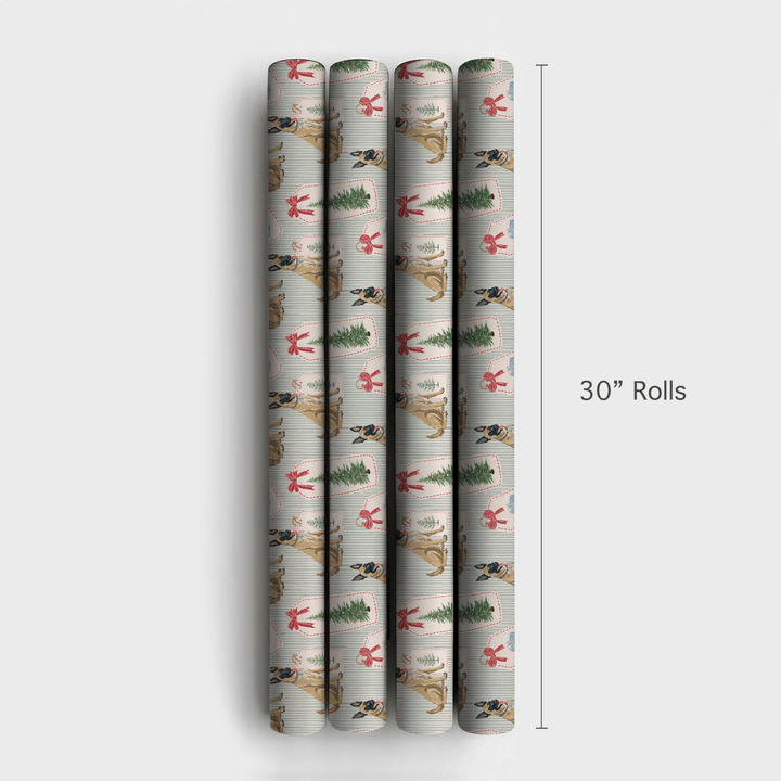 Malinois Christmas Tags - Wrapping Paper - Aspen & Arlo