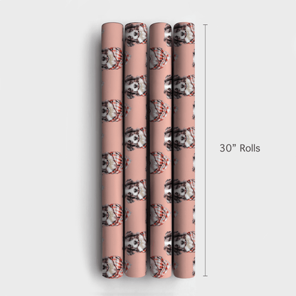 Bundle Up with the Australian Shepherd - Wrapping Paper - Aspen & Arlo