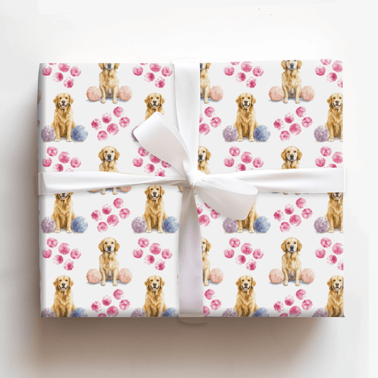 Golden Cheer - Wrapping Paper - Aspen & Arlo