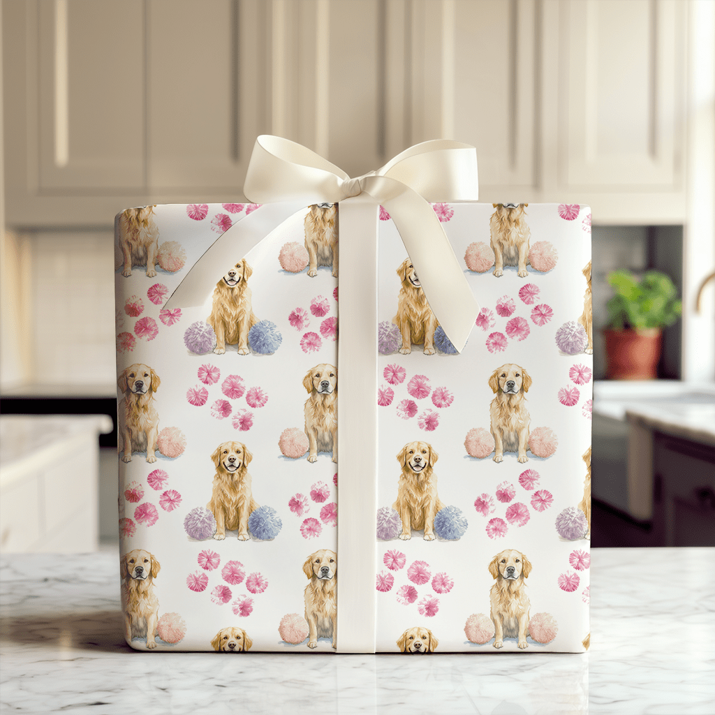 Golden Cheer - Wrapping Paper - Aspen & Arlo