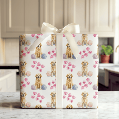 Golden Cheer - Wrapping Paper - Aspen & Arlo