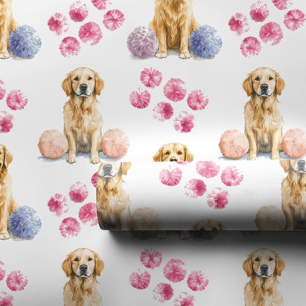 Golden Cheer - Wrapping Paper - Aspen & Arlo
