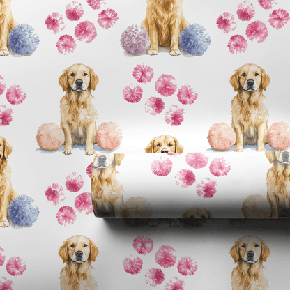 Golden Cheer - Wrapping Paper - Aspen & Arlo
