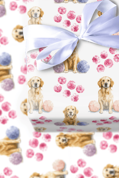 Golden Cheer - Wrapping Paper - Aspen & Arlo