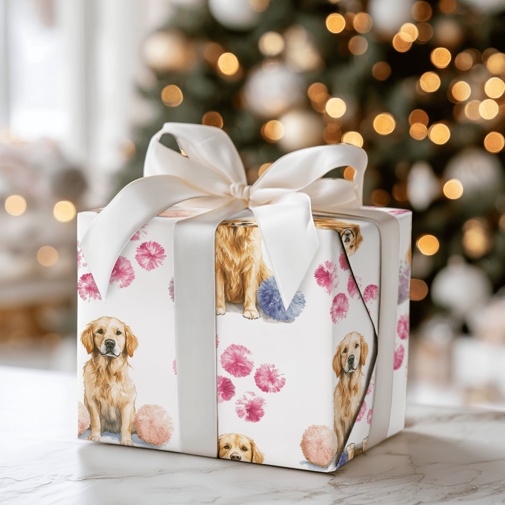 Golden Cheer - Wrapping Paper - Aspen & Arlo