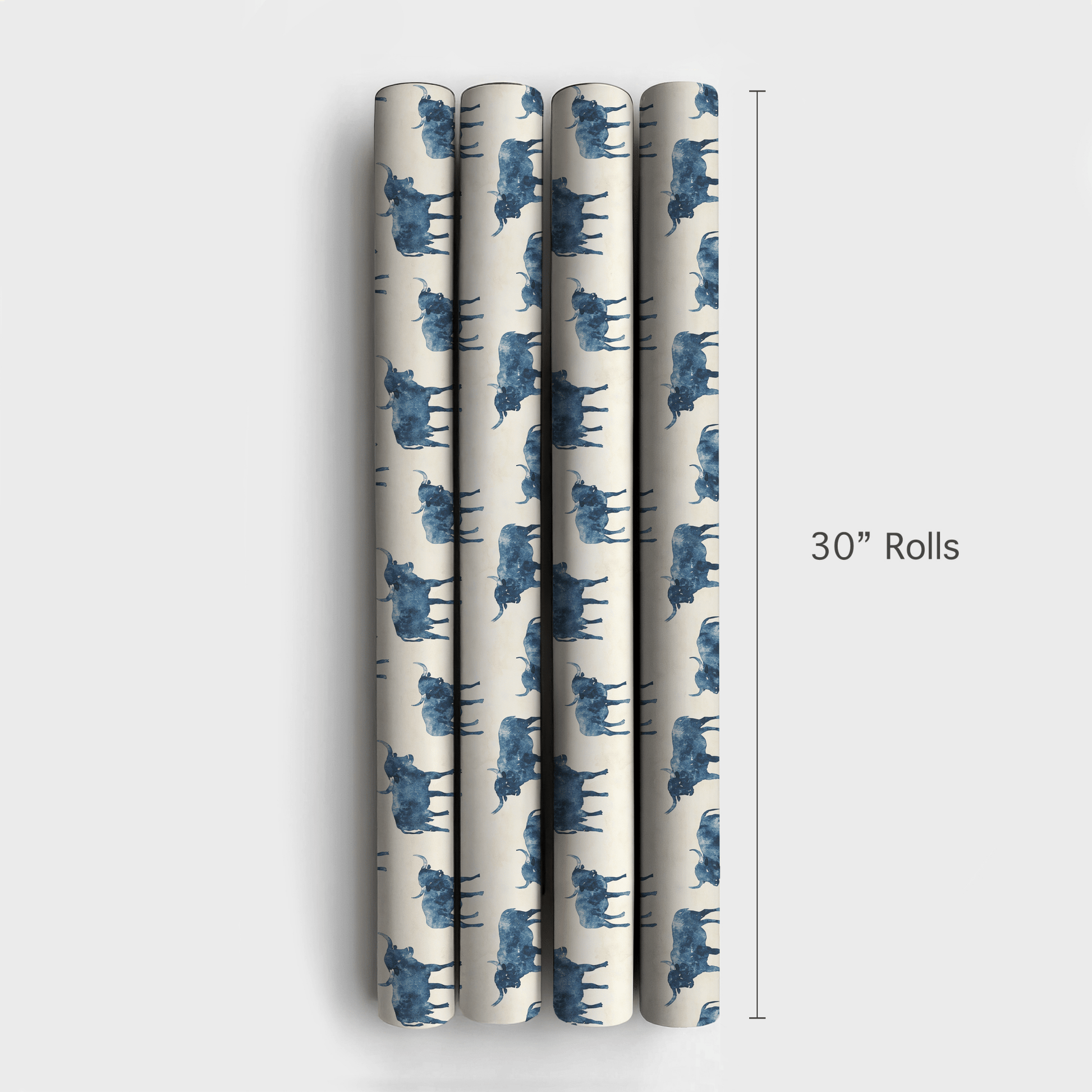 Thunder in Blues - Wrapping Paper - Aspen & Arlo