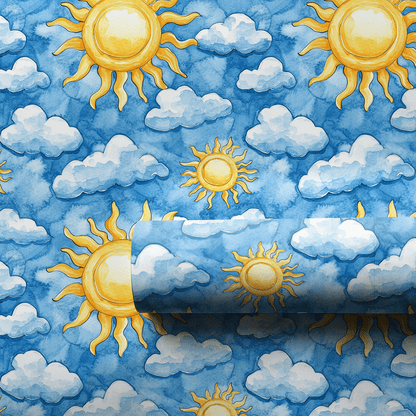 Shine on Sun - Wrapping Paper - Aspen & Arlo