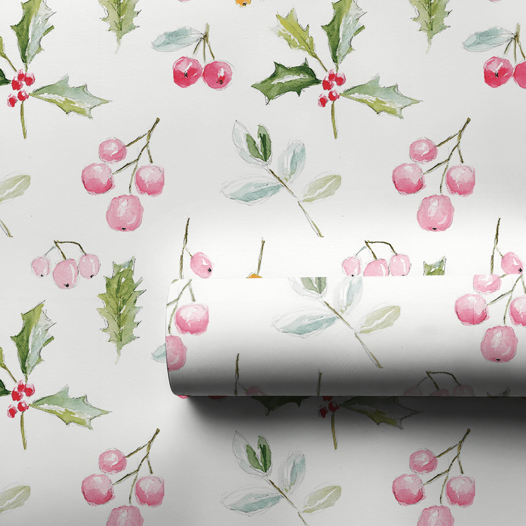 Holly & Bright - Wrapping Paper - Aspen & Arlo
