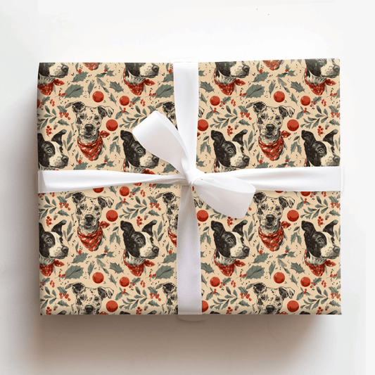 Dapper Dog - Wrapping Paper - Aspen & Arlo