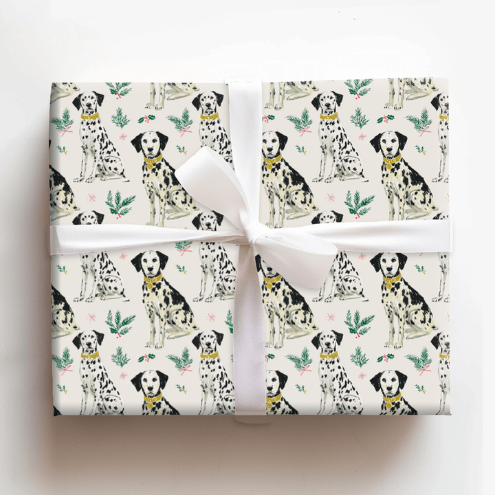 Yuletide Dalmation Tails - Wrapping Paper - Aspen & Arlo