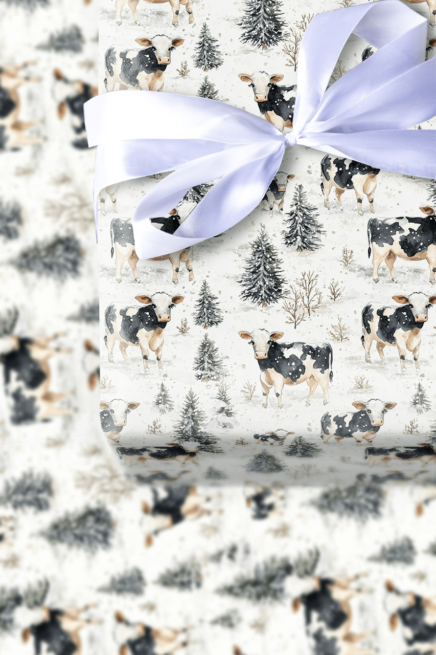 Heifer Holidays - Wrapping Paper - Aspen & Arlo
