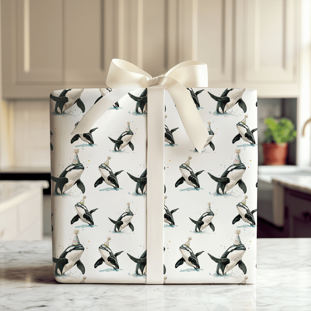 Whale of Fortune - Wrapping Paper - Aspen & Arlo