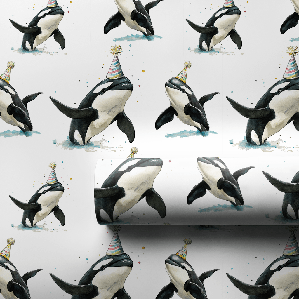 Whale of Fortune - Wrapping Paper - Aspen & Arlo