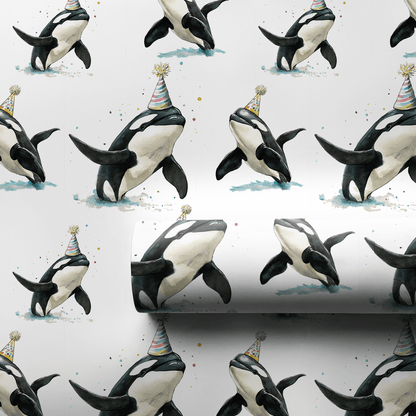 Whale of Fortune - Wrapping Paper - Aspen & Arlo